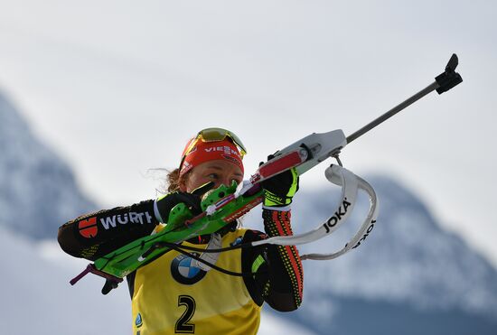 IBU World Championships. Women's pursuit