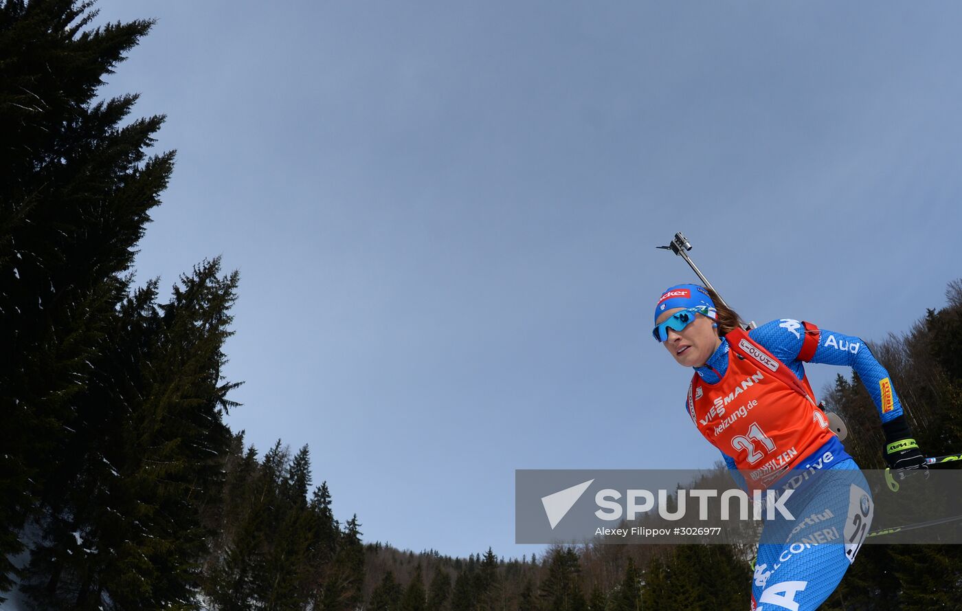 2017 Biathlon World Championships. Women's pursuit