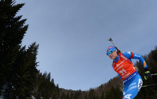 2017 Biathlon World Championships. Women's pursuit