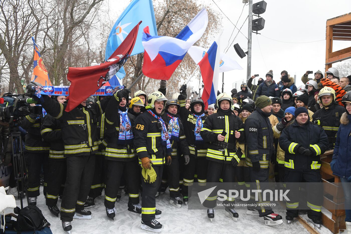 "Russian Emergencies Ministry for Healthy Lifestyle" flashmob