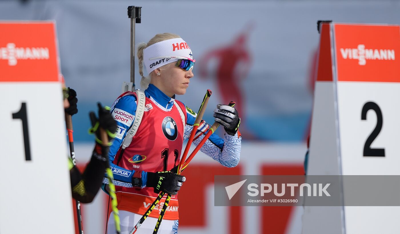 2017 Biathlon World Championships. Women's pursuit