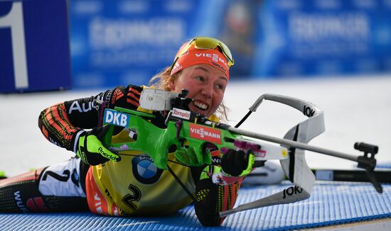 IBU World Championships. Women's pursuit