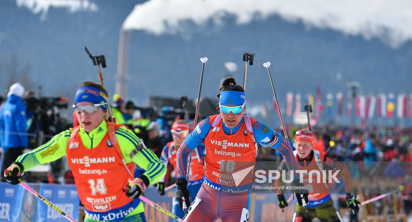 2017 Biathlon World Championships. Women's pursuit