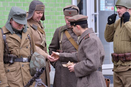 Historical reenactment in Krasnodar Territory