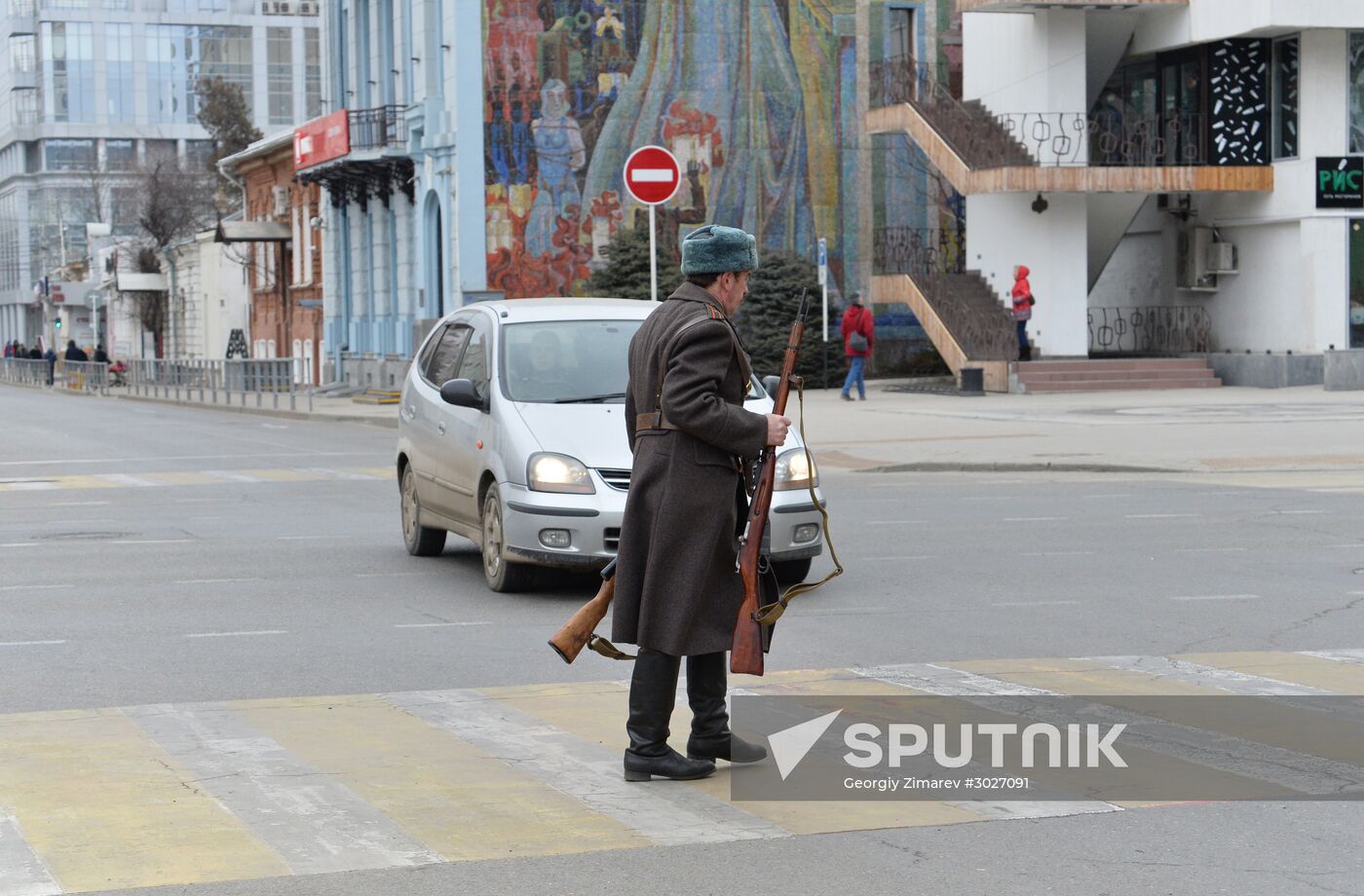 Historical reenactment in Krasnodar Territory