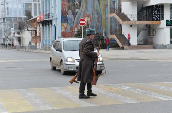 Historical reenactment in Krasnodar Territory
