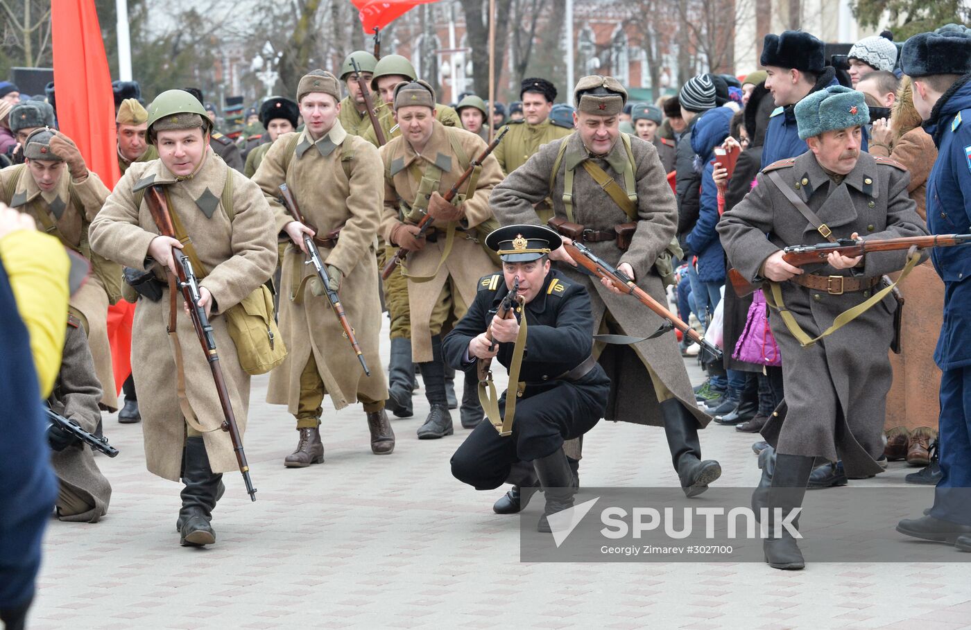 Historical reenactment in Krasnodar Territory