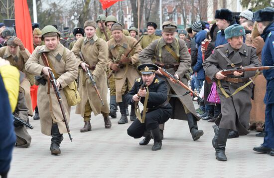 Historical reenactment in Krasnodar Territory