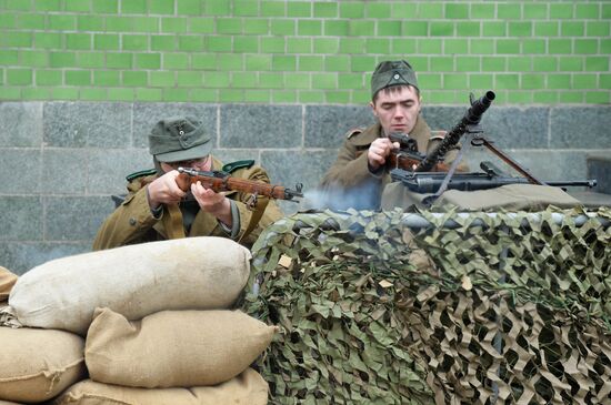 Historical reenactment in Krasnodar Territory
