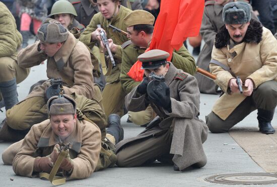 Historical reenactment in Krasnodar Territory