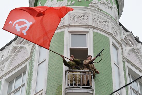 Historical reenactment in Krasnodar Territory