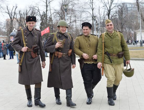 Historical reenactment in Krasnodar Territory