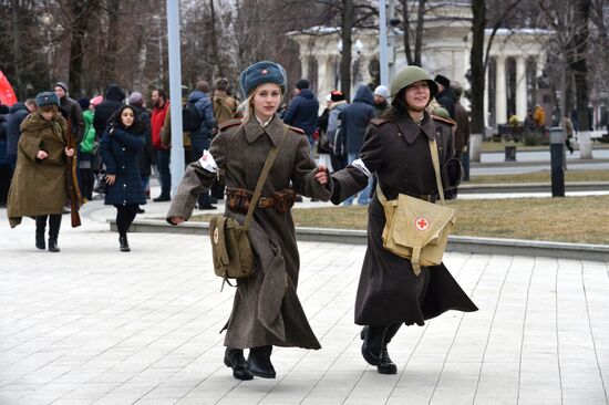 Historical reenactment in Krasnodar Territory