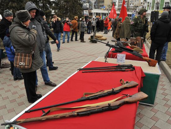 Historical reenactment in Krasnodar Territory