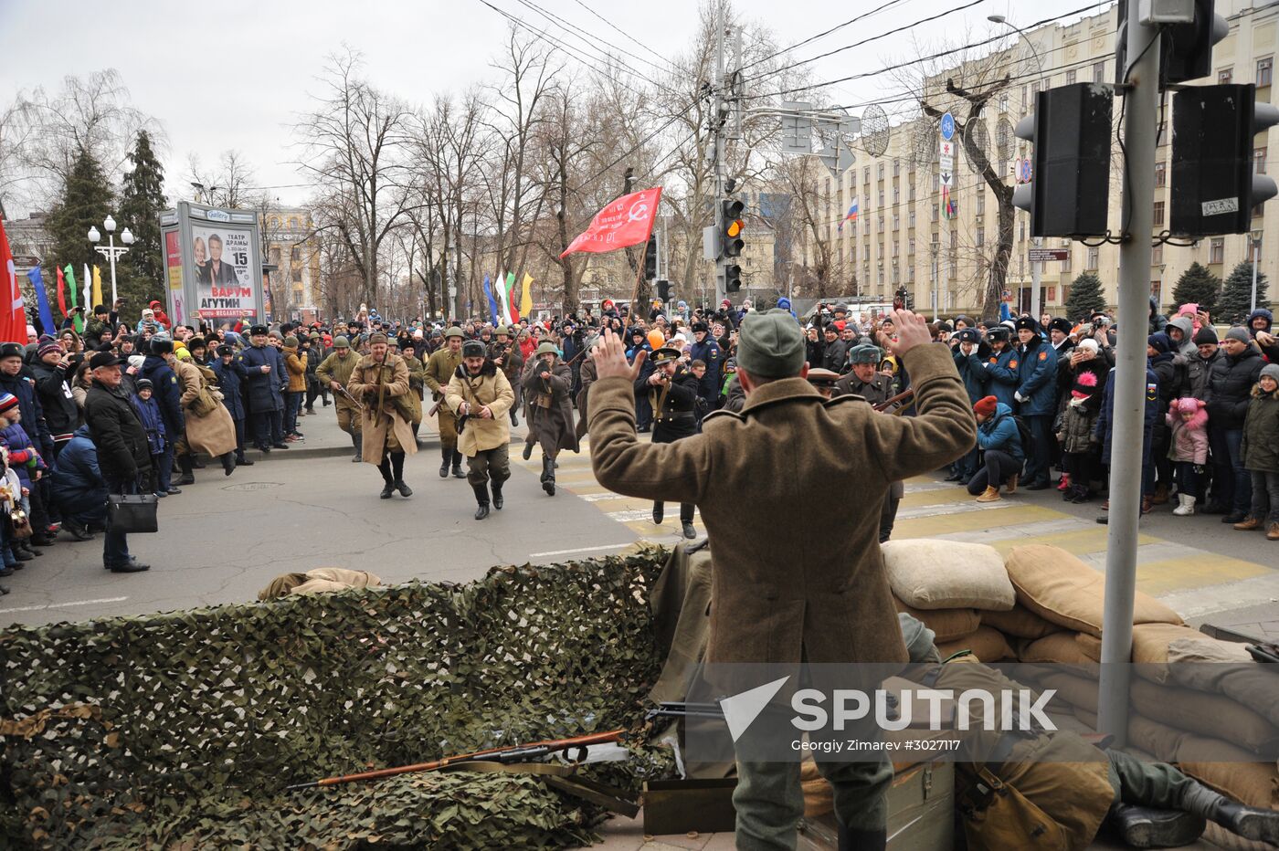 Historical reenactment in Krasnodar Territory