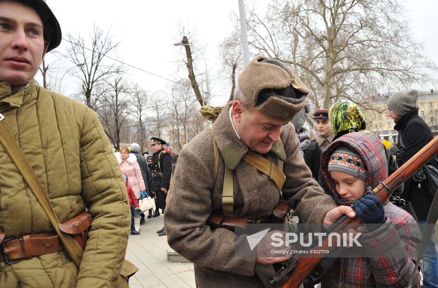 Historical reenactment in Krasnodar Territory