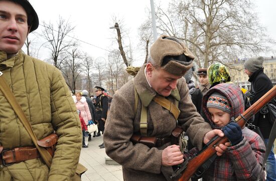 Historical reenactment in Krasnodar Territory