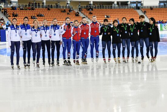 World Cup Short Track Speed Skating Minsk. Day Two