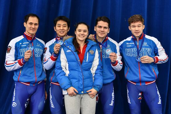 World Cup Short Track Speed Skating Minsk. Day Two
