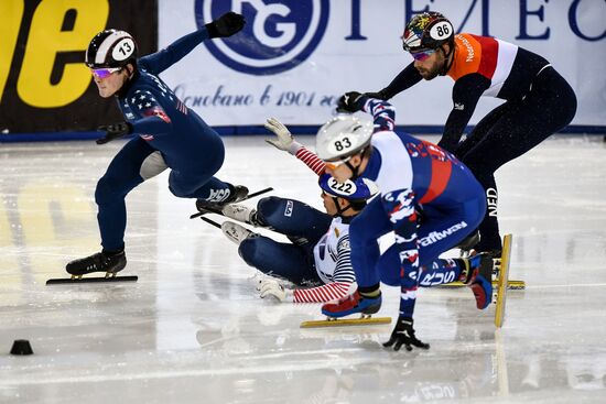 World Cup Short Track Speed Skating Minsk. Day Two