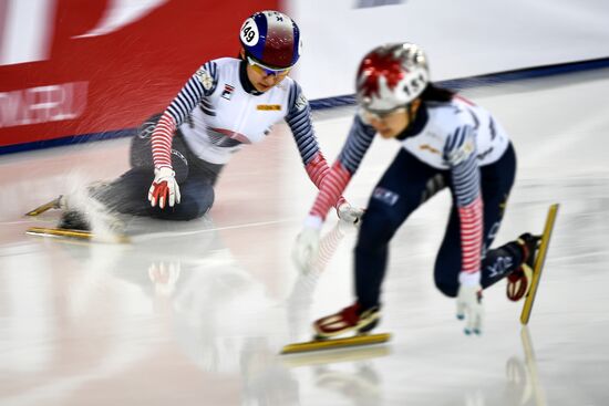 World Cup Short Track Speed Skating Minsk. Day Two