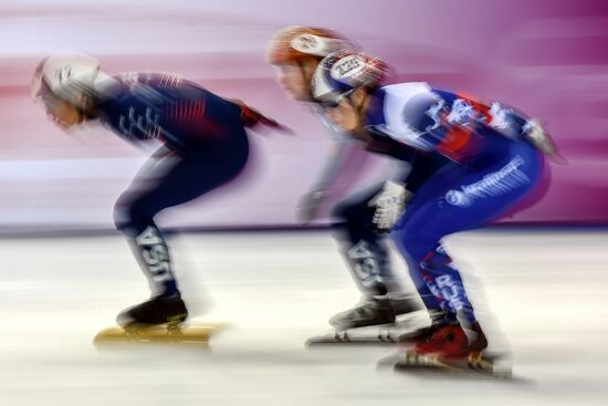 World Cup Short Track Speed Skating Minsk. Day Two