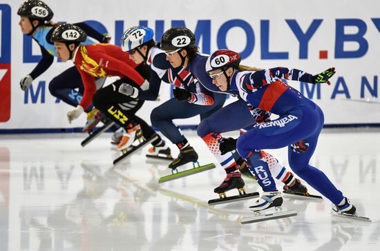 World Cup Short Track Speed Skating Minsk. Day Two
