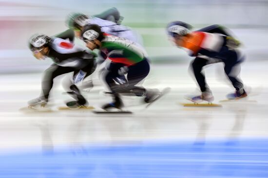 World Cup Short Track Speed Skating Minsk. Day Two