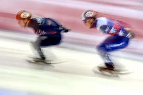 World Cup Short Track Speed Skating Minsk. Day Two