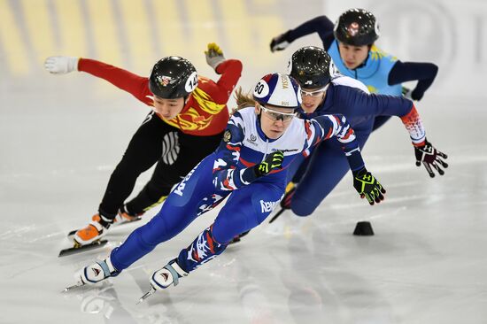 World Cup Short Track Speed Skating Minsk. Day Two