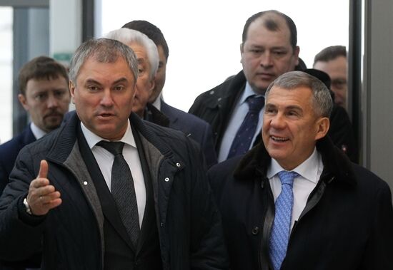 Russian State Duma Chairman Vyacheslav Volodin visits IT-park in Kazan