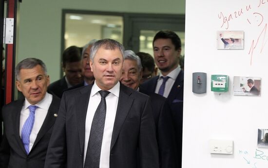 Russian State Duma Chairman Vyacheslav Volodin visits IT-park in Kazan