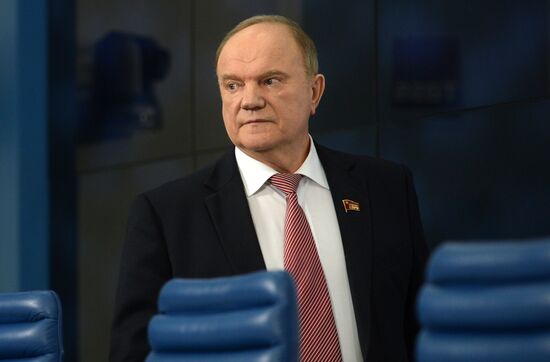 Press conference on release of Gennady Zyuganov's book "The Time to Choose, the Time to Act"