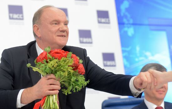 Press conference on release of Gennady Zyuganov's book "The Time to Choose, the Time to Act"
