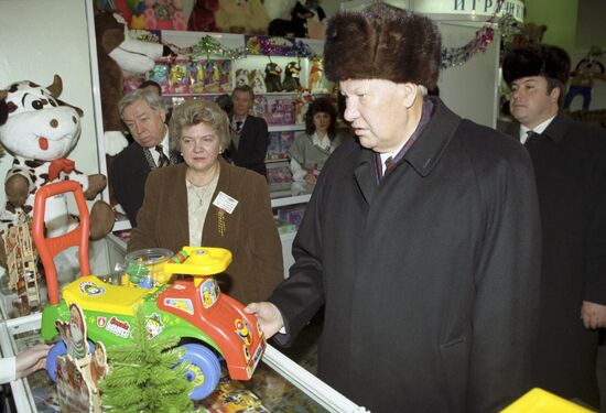 Russian President Bprism Yeltsin