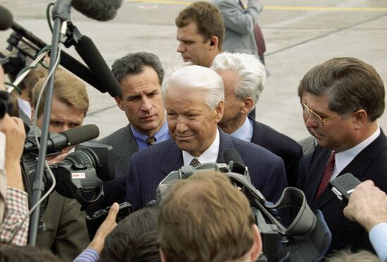 Boris Yeltsin's visit to Ukraine