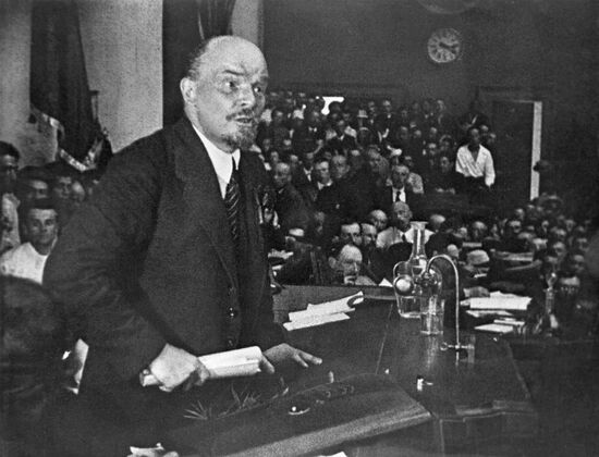 Lenin during 2nd Comintern congress