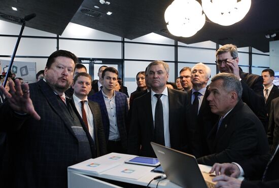 Russian State Duma Chairman Vyacheslav Volodin visits IT-park in Kazan