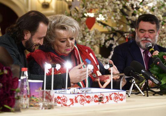 Tatyana Tarasova celebrates 70th birthday