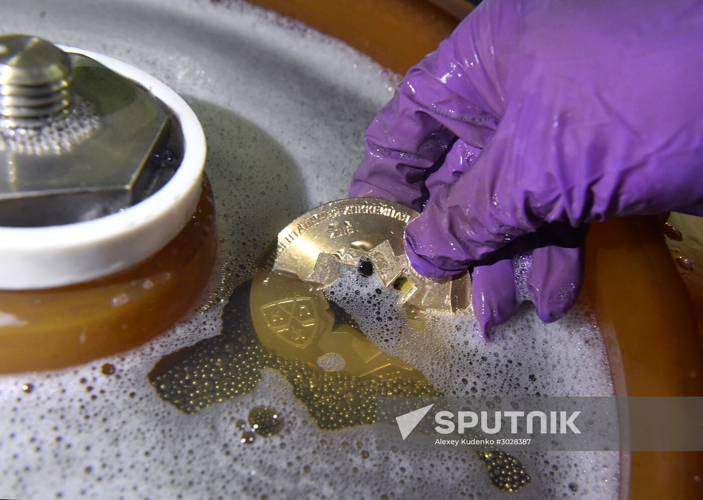 Manufacturing Kontinental Hockey League medals