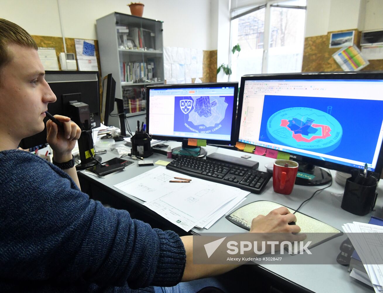 Manufacturing Kontinental Hockey League medals