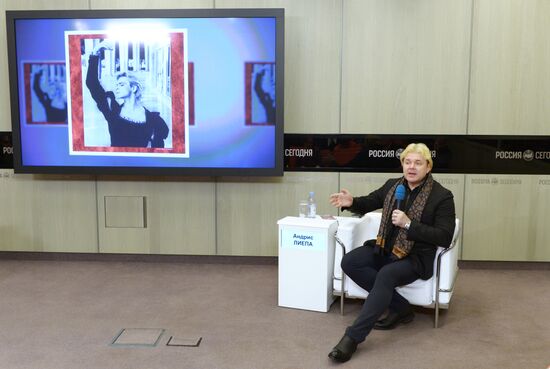 Meeting with People's Artist of Russia Andris Liepa