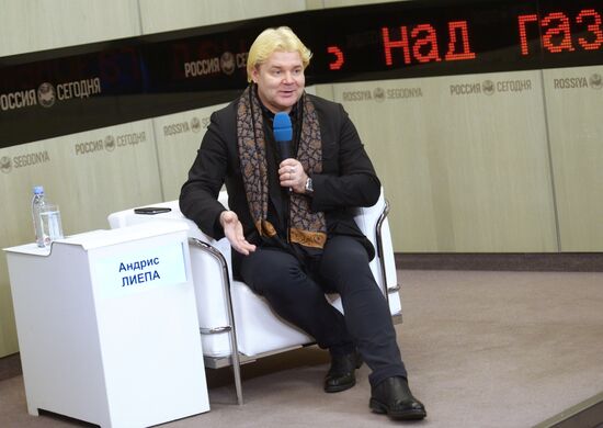 Meeting with People's Artist of Russia Andris Liepa