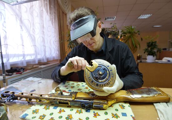 Award weapon production for Russian Defense Ministry in Zlatoust