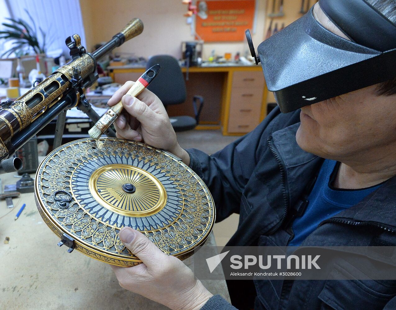 Award weapon production for Russian Defense Ministry in Zlatoust