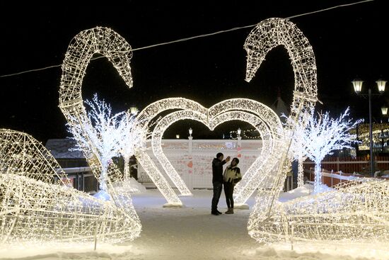 St. Valentine Day celebrations in Russian cities