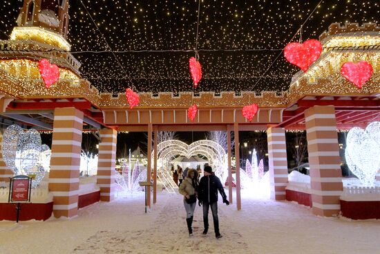 St. Valentine Day celebrations in Russian cities