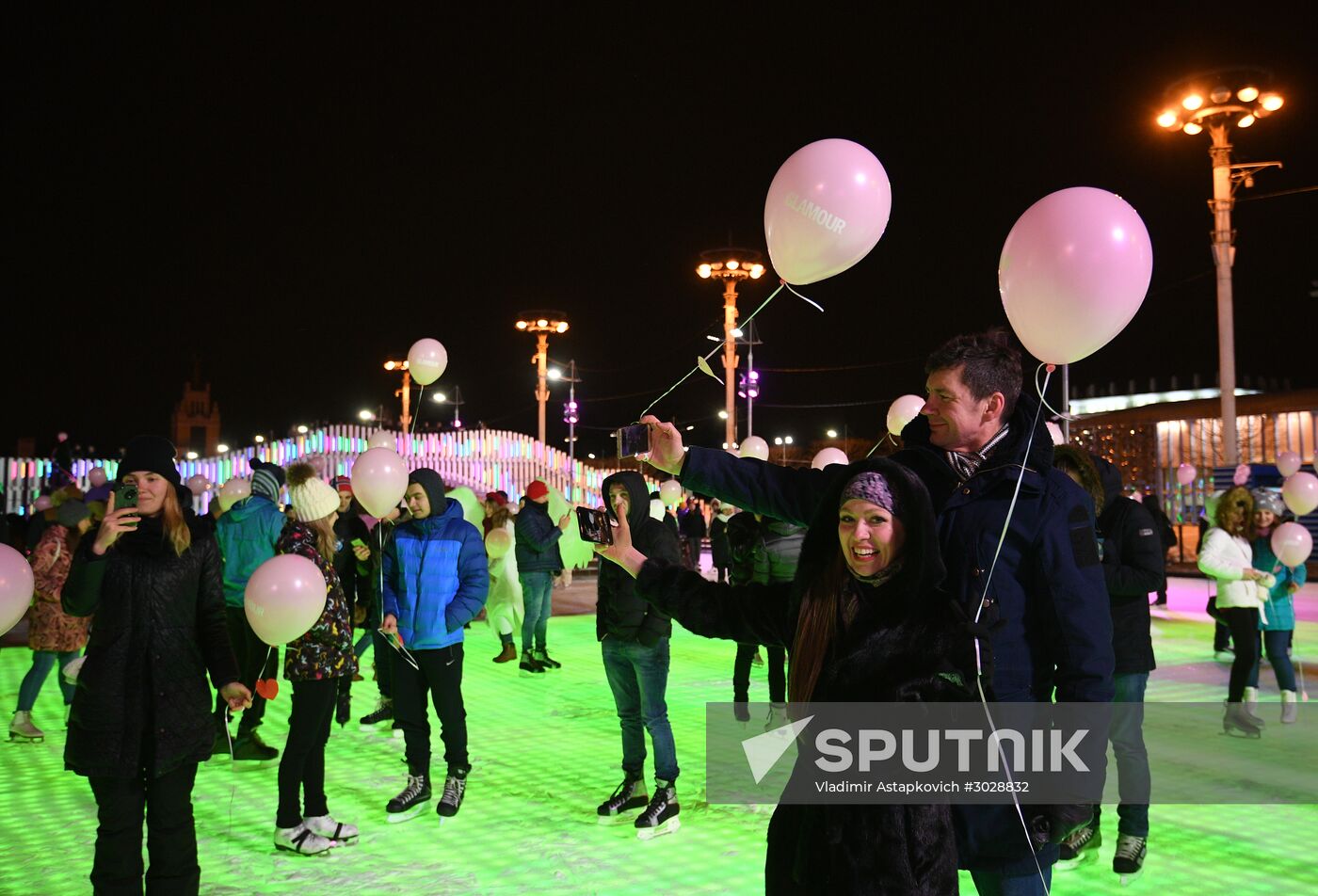 St. Valentine Day celebrations in Russian cities