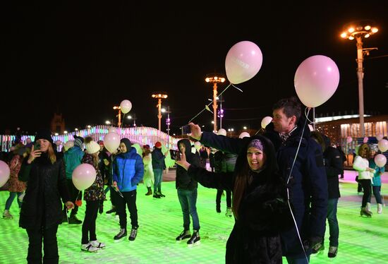 St. Valentine Day celebrations in Russian cities