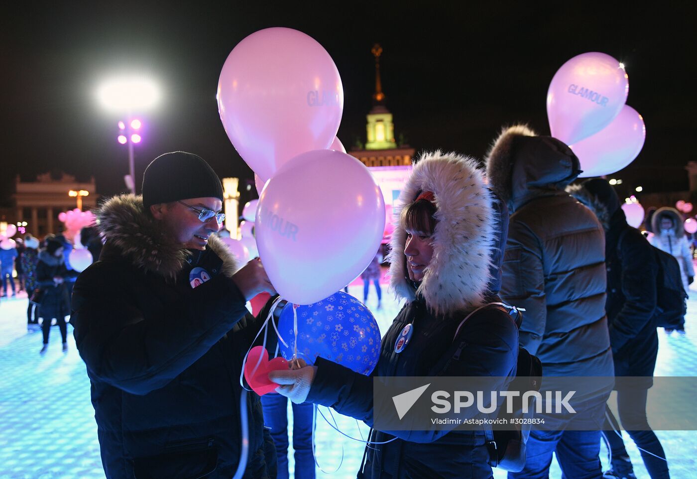 St. Valentine Day celebrations in Russian cities